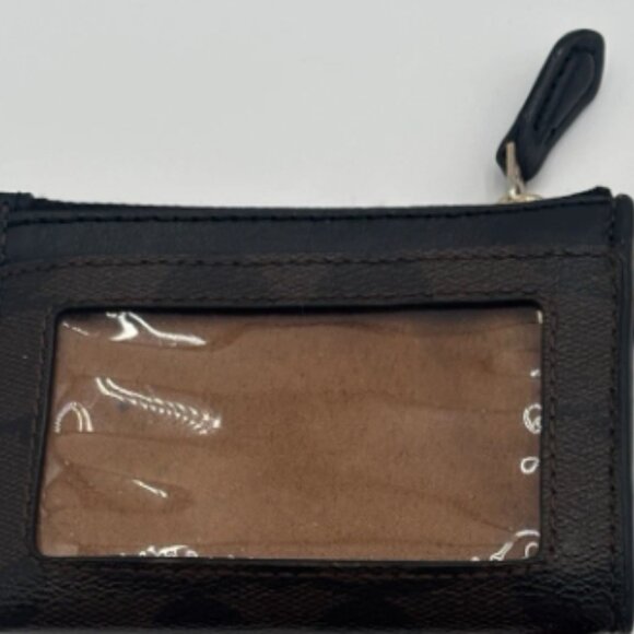 Coach Mini Skinny ID Case Wallet in Red OR Black/brown Pick 1 - Picture 10 of 10